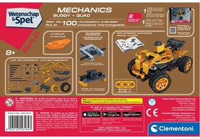 Vehicul Mechanics Set de construcție Buggy și Quad Clementoni