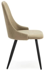 Scaune de dining verde-deschis 4 buc. Mani – Marckeric