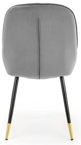 Scaun de bucaterie Beline, gri/negru