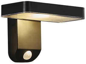 Aplica LED solara de perete, cu senzor de miscare, design modern, IP44 RICA SQUARE 2118161003 NL