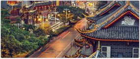 Tablou - Qintai Road, Chengdu, China (120x50 cm)