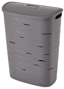 Coș de rufe Curver Ribbon gri, 49 l