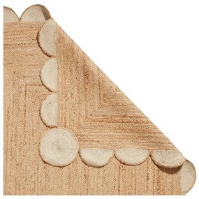 Covor în culoare naturală din iută 160x230 cm Savannah Jute – Think Rugs