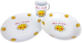 Thun Set de masă pentru copii din 3 piese Sluníčko