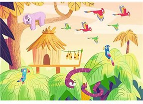 PUZZLE SI JOC EXPEDITIE IN JUNGLA, 2X24 PIESE - RAVENSBURGER (RVSPC05593)