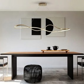 Lustra suspendata LED CCT si telecomanda Lia