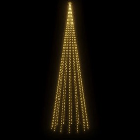 Brad de Craciun, 1134 LED-uri, alb cald, 800 cm, cu tarus 1, Alb cald, 800 x 230 cm