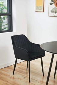 Scaun de sufragerie Svetozar (negru). 1071224