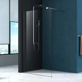 Paravan de dus Fluminia Foxy 100x200 cm Easy Clean profil crom lucios