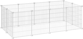 Gard pentru animale mici ANIMAL 143x73x46 cm, alb