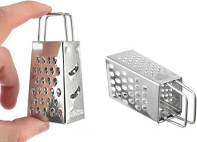 Razatoare Kinghoff KH 3181, cu 4 fețe, 4 suprafete, Otel inoxidabil, Argintiu