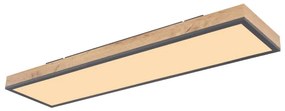 Plafoniera LED cu aspect lemn design dreptunghiular DORO 24W