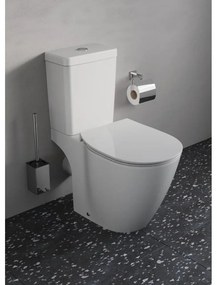 Vas wc stativ Ideal Standard Connect AquaBlade alb lucios cu rezervor si capac inclus