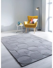 Covor din lână Flair Rugs Gigi, 160x230 cm, gri