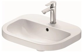Duravit D-CODE 24025500002 - lavoar suspendat 55 x 44 cm, ceramică, alb lucios