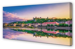 Tablouri canvas râu Germania Sunset