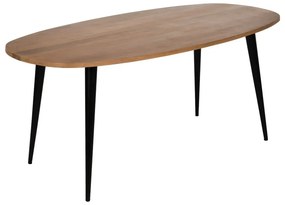 Masă de dining din lemn de mango 90x180 cm Mahón – Ixia