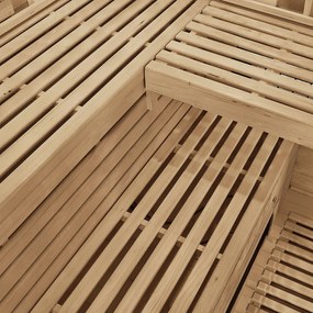 Infračervená sauna Kiruna150 s duálnou technológiou a drevom Hemlock