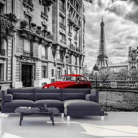 Fototapet - Pe o stradă în Paris (147x102 cm)