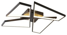 Plafonieră LED dimabilă LED/115W/230V 3000-6500K negru + telecomandă