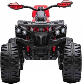 ATV Electric cu acumulator pentru copii NOVOKIDS™ PowerQuad PRO , Cu melodii si lumini, Lungime 103 cm, 3-8 ani , Max 35 kg , Roti EVA, 12V, 4