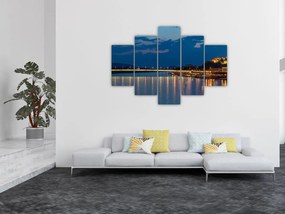 Tablou cu Bratislava și palat (150x105 cm)