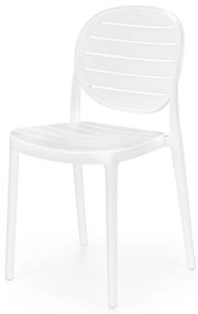 Scaun plastic K529 alb
