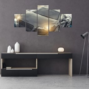 Tablou cu Audi - gri (125x70 cm), în 40 de alte dimensiuni noi