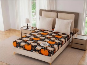 Cearsaf din microfibra MAGIC PUMPKIN colorat 180x200 cm