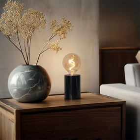 Lampă de masă modernă neagră cu marmură - Marissa