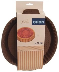 Formă de plăcintă Orion, din silicon, 27 cm, maro