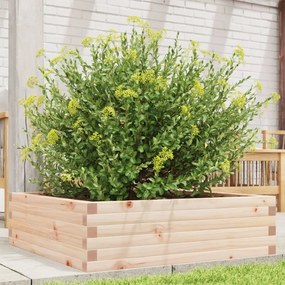 vidaXL Jardinieră de grădină, 80x80x23 cm, lemn masiv de pin