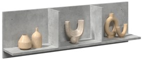vidaXL Dulap de perete, gri beton, 100x16,5x30 cm, lemn prelucrat