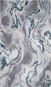 Covor Modern Living, Dormitor Dreptunghiular Royal River 7367A Turcoaz (Alege dimensiunea: 80 x 150)
