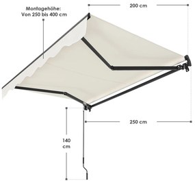 Copertina de tavan 250 x 200 cm bej