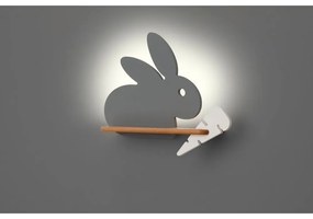 Corp de iluminat pentru copii gri Rabbit – Candellux Lighting