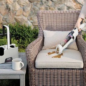 Aspirator cu spalare fara fir Shark StainForce HX100EUT, 100 W, 15 min, Covoare, Tapiterie, Saltele, Autocuratare, Alb