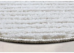Covor alb rotund ø 160 cm Panglao New York White – Elle Decoration