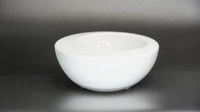 Bol Mic Molecule Casablanca Alb 350 ml Diametru 17 cm