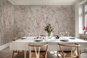 Fototapet, Silk Floral, Dusty Pink, Rebel Walls