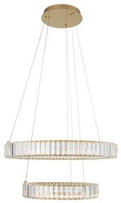 Lustra LED suspendata cristal design elegant AURELIA 46W