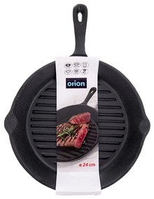 Tigaie tip grill din fontă ø 24 cm Litina – Orion