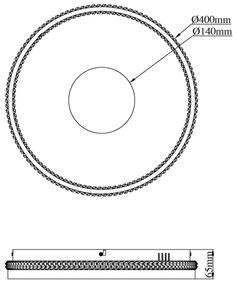 Globo 48563-30S - Plafonieră LED reglabilă SHIRLEY 30W/230V 2700-6500K Ø 41 cm + telecomandă