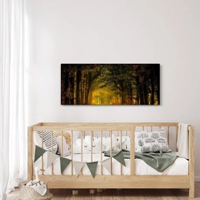 Tablou cu pădure (120x50 cm)