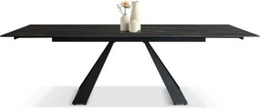 Masă extensibila MORENA, ceramică-picior metalic 160 cm/90 cm