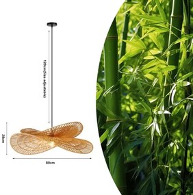 Lustră pe cablu Immax 08266L MARIPOSA 1xE27/40W/230V d. 80 cm iută