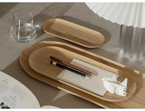 Veioză albă-argintie cu intensitate reglabilă cu abajur textil (înălțime 36 cm) Taite – Blomus