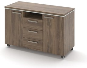 Container mobil TopOffice 120 x 50,4 cm, stejar charleston