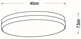 Plafonieră LED pentru baie Lucide 79111/40/31 BISKIT LED/36W/230V IP44 alb