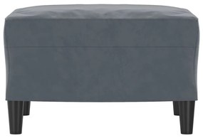Taburet, gri inchis, 60x50x41 cm, catifea Morke gra, 60 x 50 x 41 cm